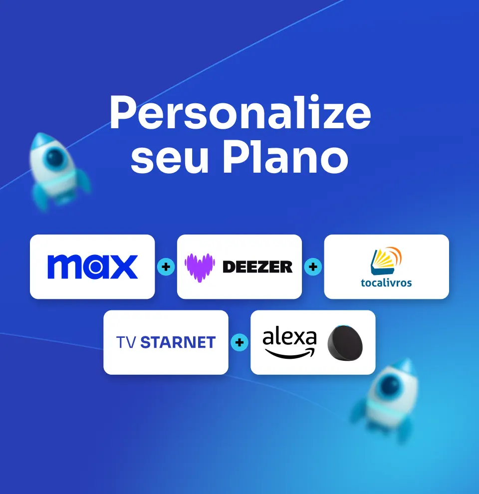 A melhor internet para sua familai