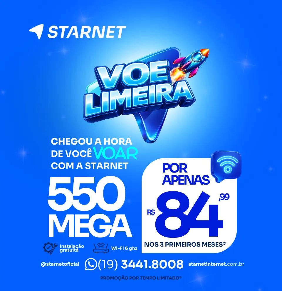 A melhor internet de Limeira